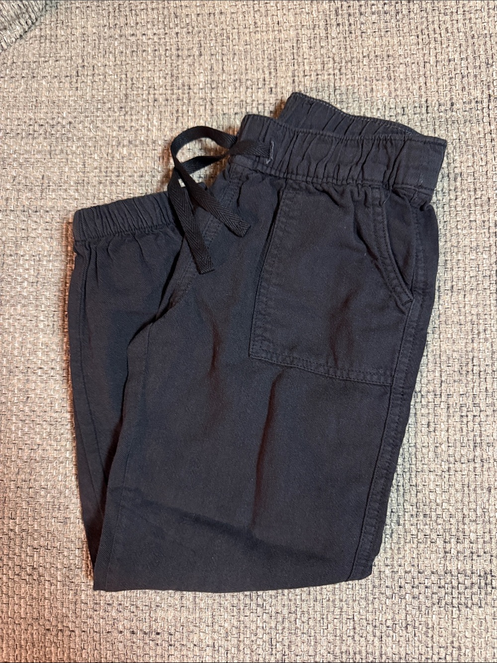 Cat & Jack Black Kids Drawstring Joggers